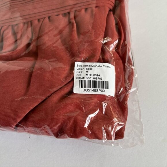 Birdy Grey - Women's Michelle Dress Chiffon - Spice. Size: M. NWT. (1643) - Picture 5 of 13